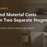 Labor and Material Costs Priced in Two Separate Stages