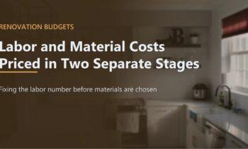 Labor and Material Costs Priced in Two Separate Stages
